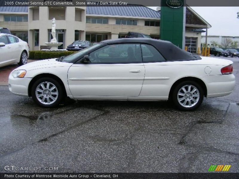 Stone White / Dark Slate Gray 2005 Chrysler Sebring GTC Convertible