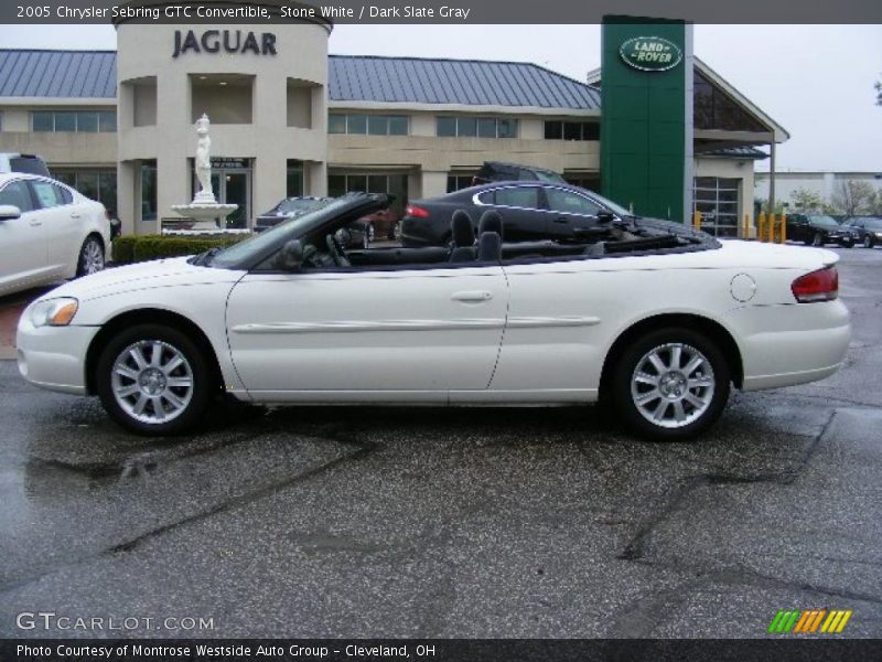 Stone White / Dark Slate Gray 2005 Chrysler Sebring GTC Convertible