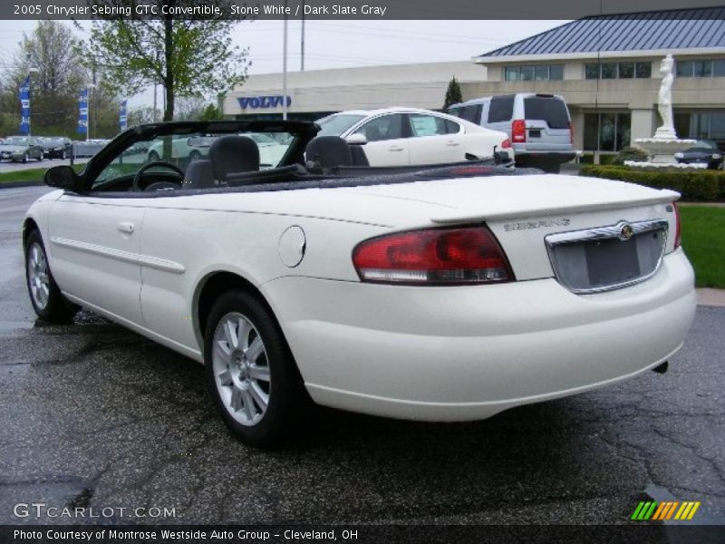 Stone White / Dark Slate Gray 2005 Chrysler Sebring GTC Convertible