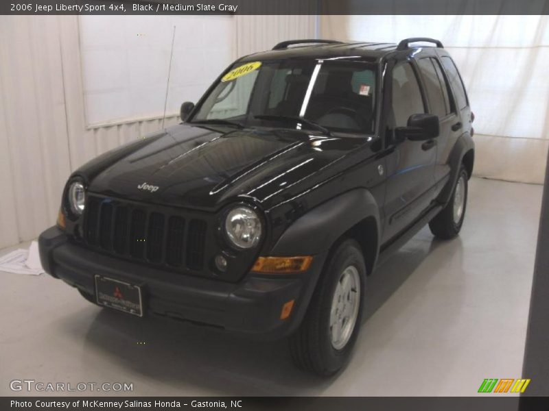 Black / Medium Slate Gray 2006 Jeep Liberty Sport 4x4
