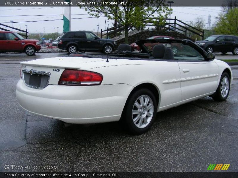 Stone White / Dark Slate Gray 2005 Chrysler Sebring GTC Convertible