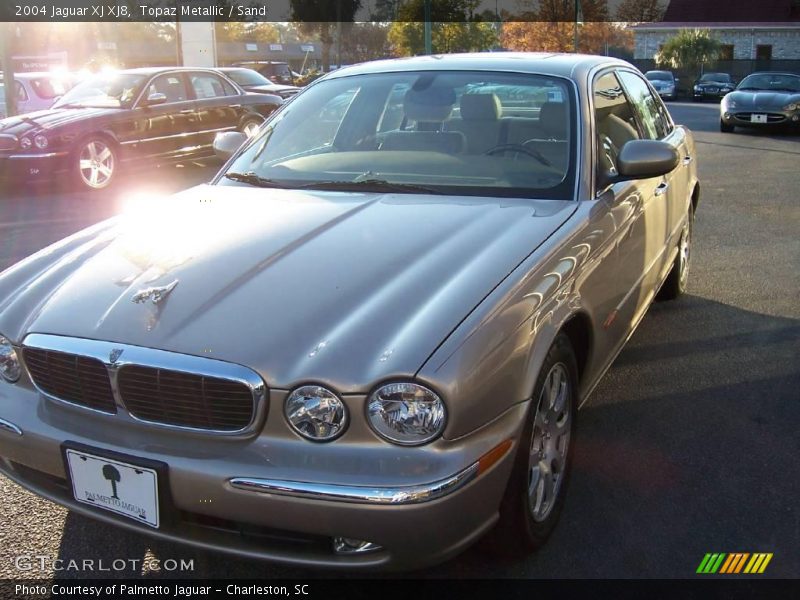 Topaz Metallic / Sand 2004 Jaguar XJ XJ8