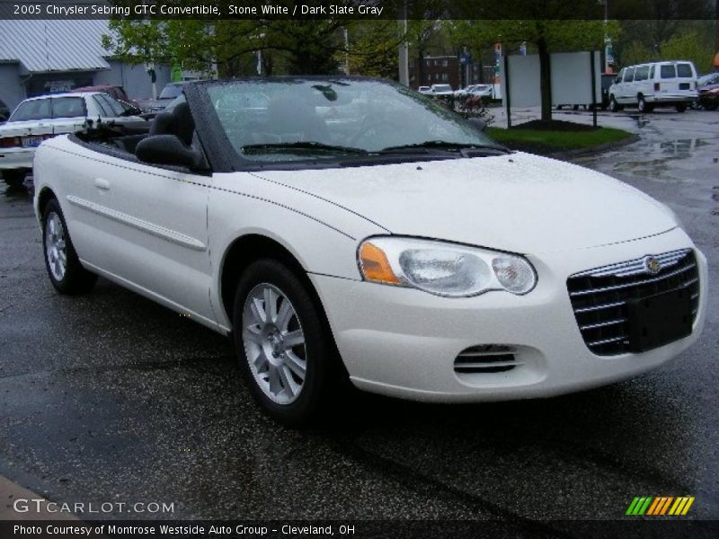 Stone White / Dark Slate Gray 2005 Chrysler Sebring GTC Convertible