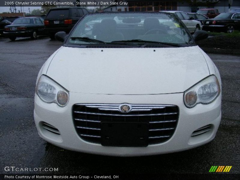 Stone White / Dark Slate Gray 2005 Chrysler Sebring GTC Convertible