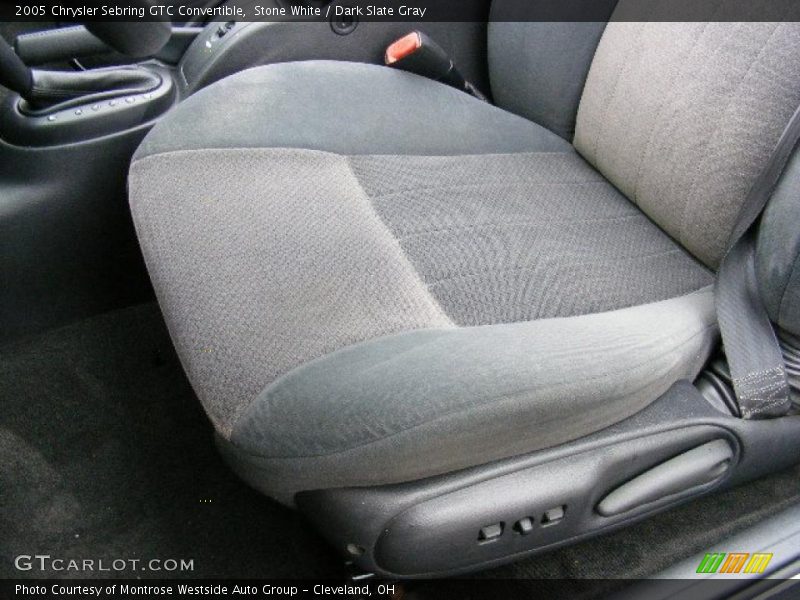 Stone White / Dark Slate Gray 2005 Chrysler Sebring GTC Convertible