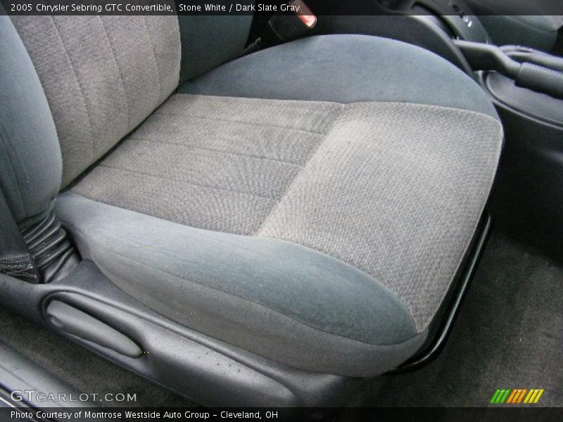 Stone White / Dark Slate Gray 2005 Chrysler Sebring GTC Convertible
