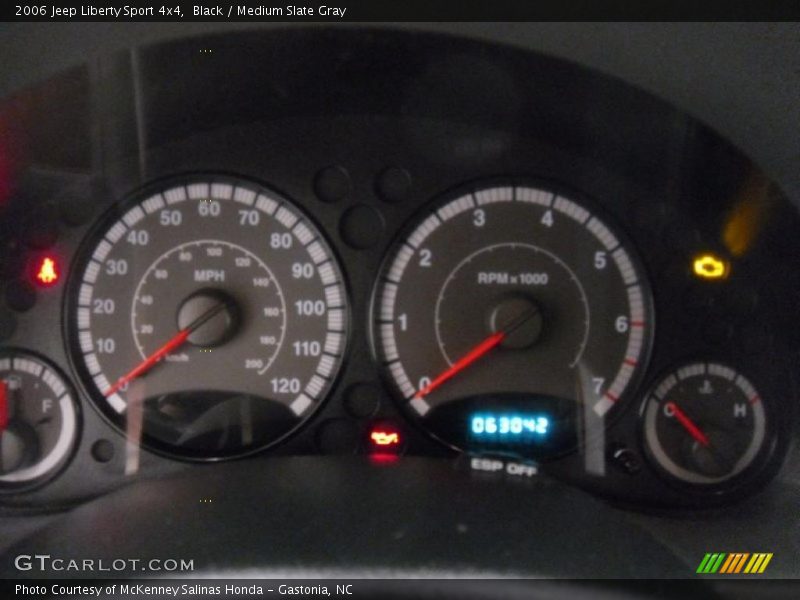 Black / Medium Slate Gray 2006 Jeep Liberty Sport 4x4