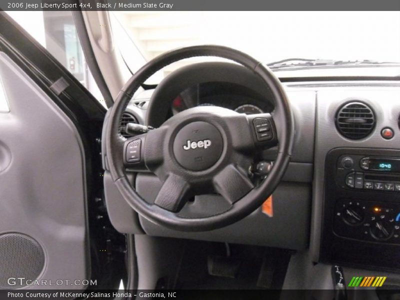 Black / Medium Slate Gray 2006 Jeep Liberty Sport 4x4