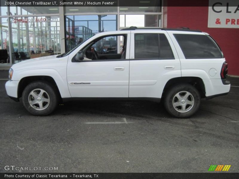 Summit White / Medium Pewter 2004 Chevrolet TrailBlazer LT