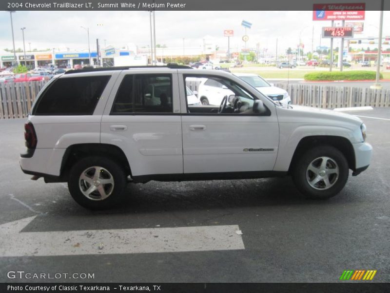 Summit White / Medium Pewter 2004 Chevrolet TrailBlazer LT