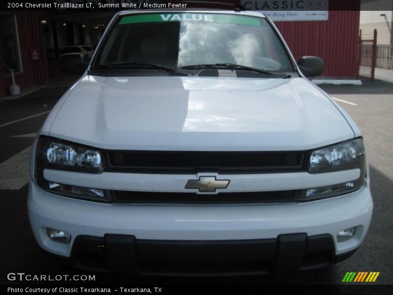 Summit White / Medium Pewter 2004 Chevrolet TrailBlazer LT