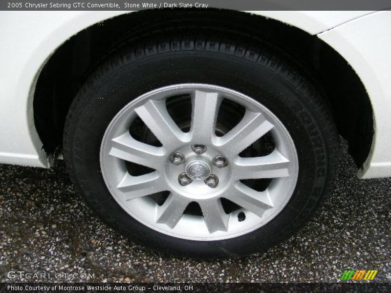 Stone White / Dark Slate Gray 2005 Chrysler Sebring GTC Convertible