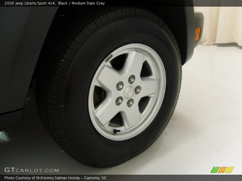 Black / Medium Slate Gray 2006 Jeep Liberty Sport 4x4