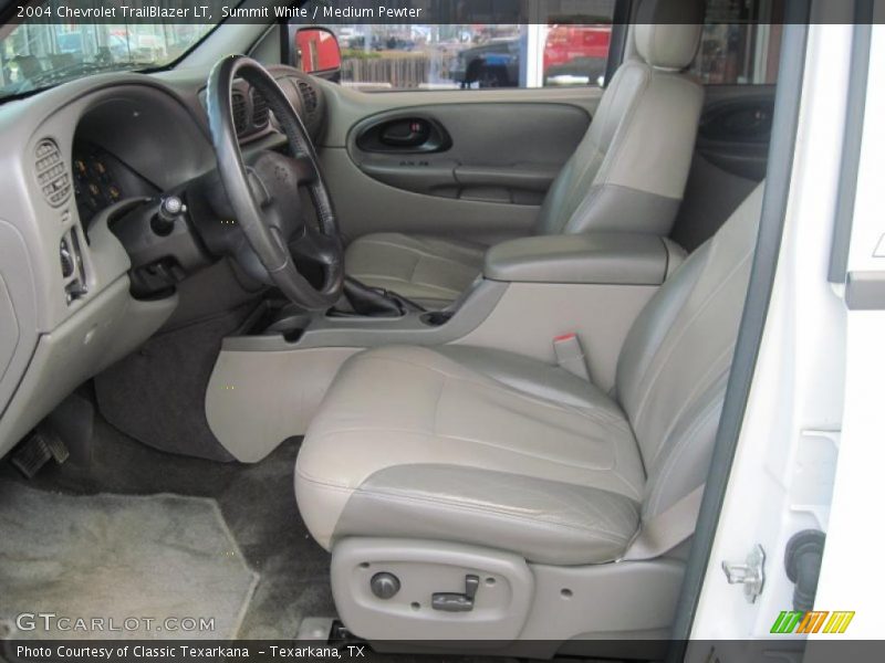 Summit White / Medium Pewter 2004 Chevrolet TrailBlazer LT