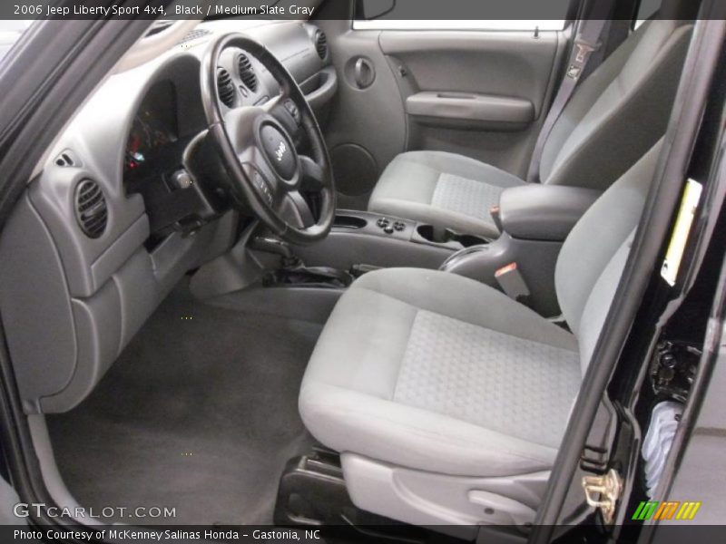 Black / Medium Slate Gray 2006 Jeep Liberty Sport 4x4