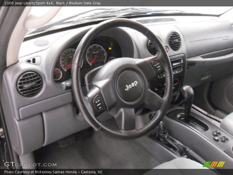 Black / Medium Slate Gray 2006 Jeep Liberty Sport 4x4
