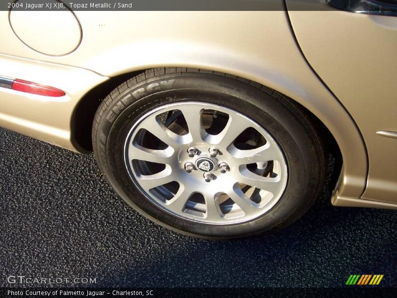 Topaz Metallic / Sand 2004 Jaguar XJ XJ8