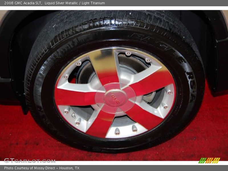 Liquid Silver Metallic / Light Titanium 2008 GMC Acadia SLT