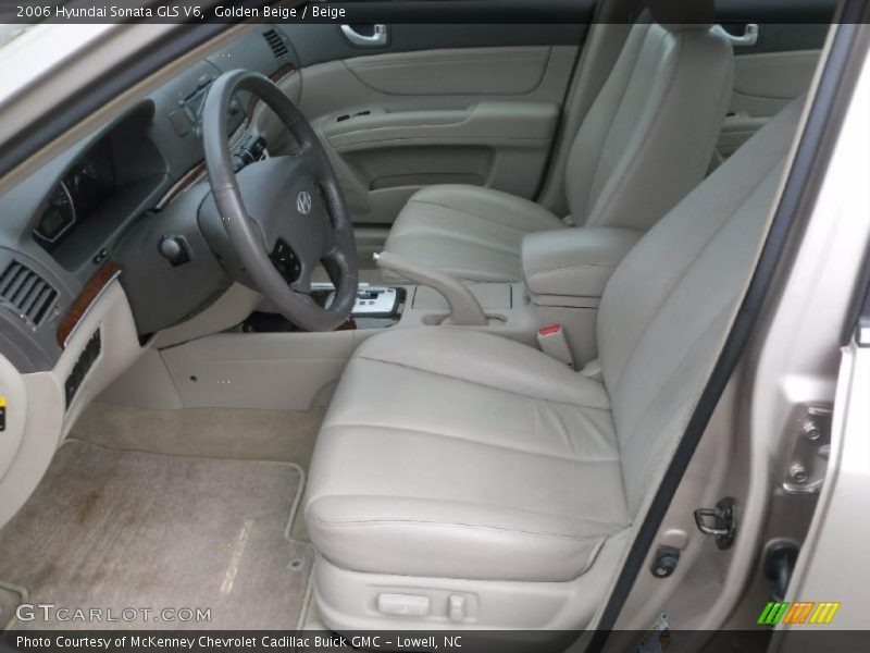 Golden Beige / Beige 2006 Hyundai Sonata GLS V6