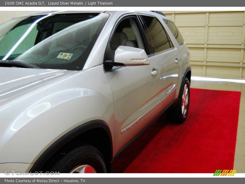 Liquid Silver Metallic / Light Titanium 2008 GMC Acadia SLT