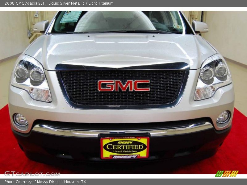 Liquid Silver Metallic / Light Titanium 2008 GMC Acadia SLT