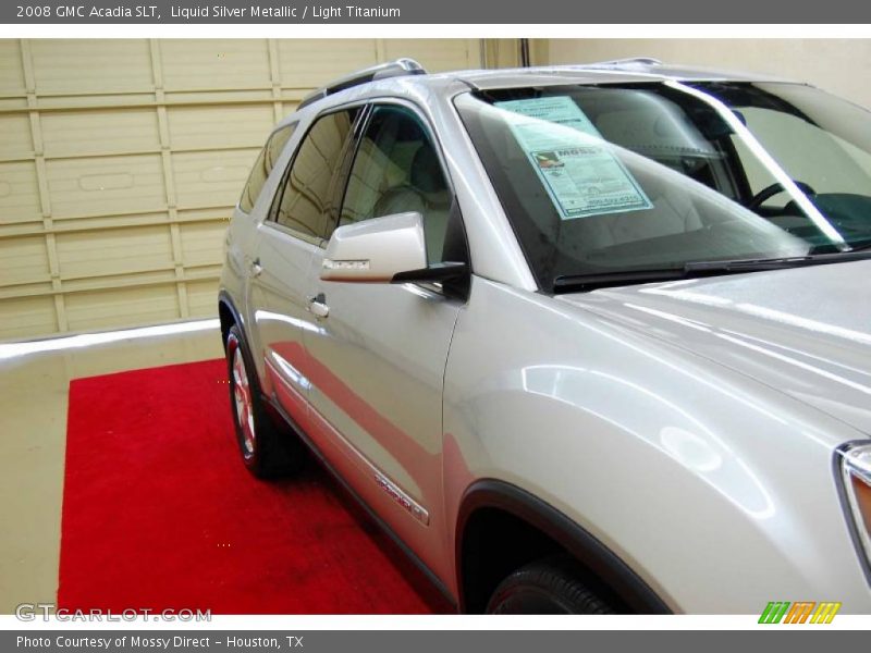 Liquid Silver Metallic / Light Titanium 2008 GMC Acadia SLT