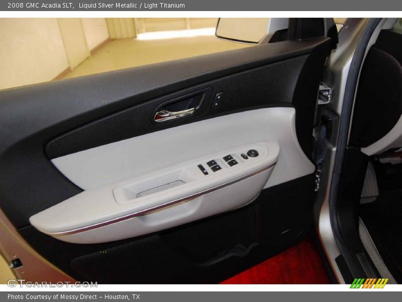 Liquid Silver Metallic / Light Titanium 2008 GMC Acadia SLT