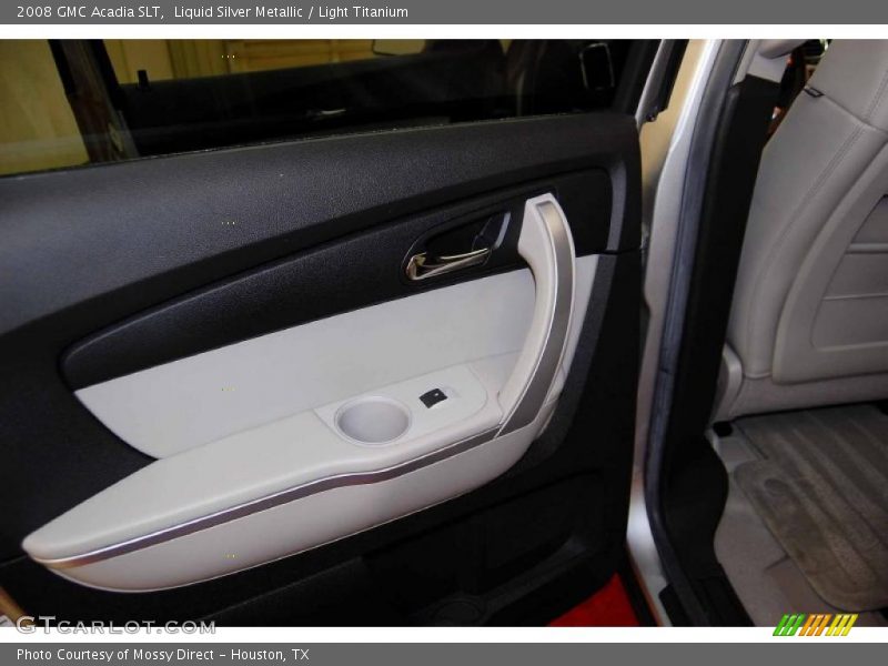 Liquid Silver Metallic / Light Titanium 2008 GMC Acadia SLT