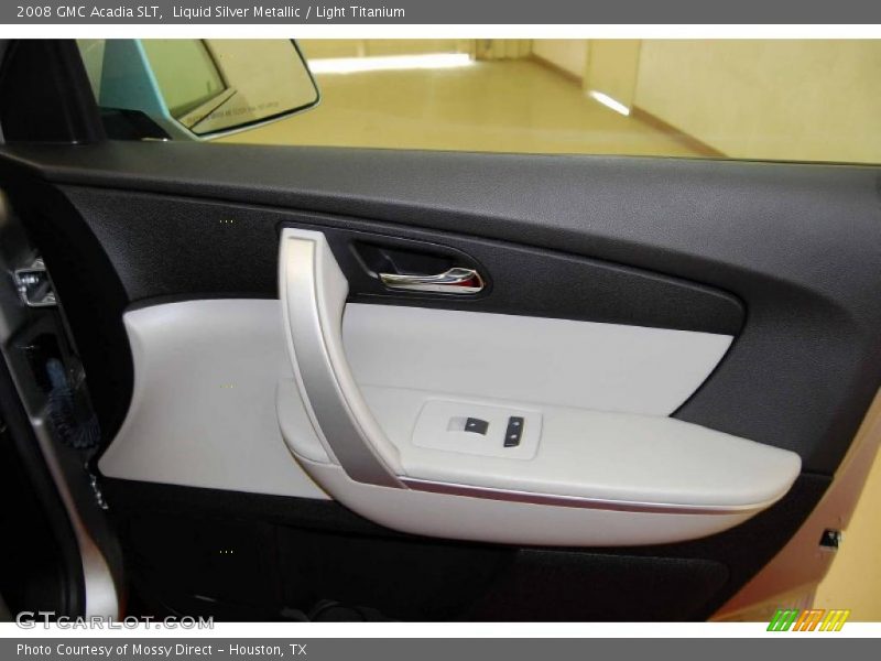 Liquid Silver Metallic / Light Titanium 2008 GMC Acadia SLT