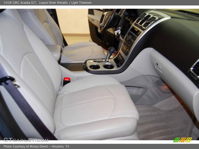 Liquid Silver Metallic / Light Titanium 2008 GMC Acadia SLT