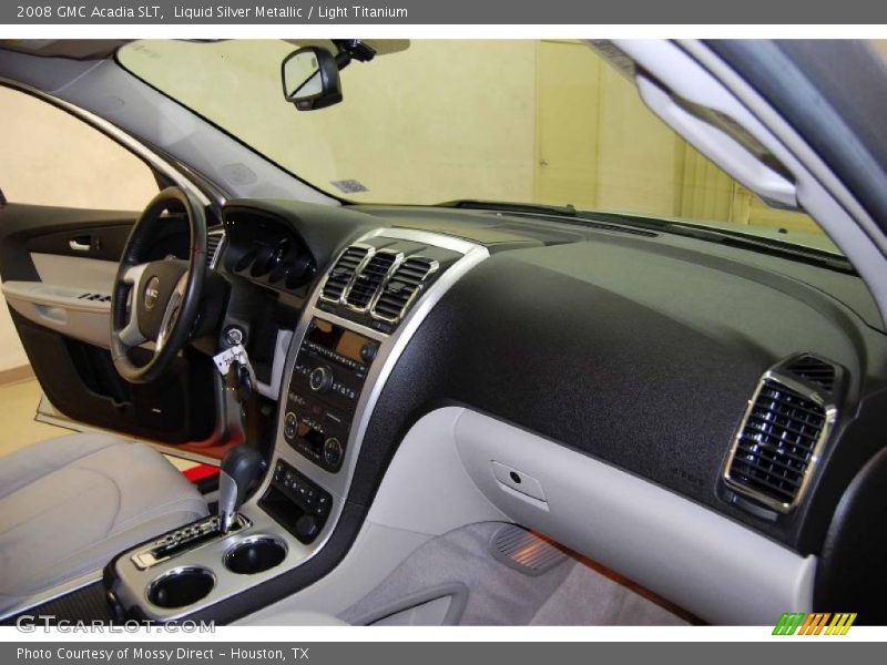 Liquid Silver Metallic / Light Titanium 2008 GMC Acadia SLT