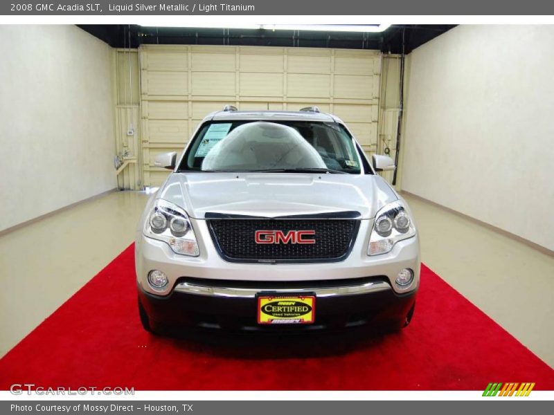 Liquid Silver Metallic / Light Titanium 2008 GMC Acadia SLT