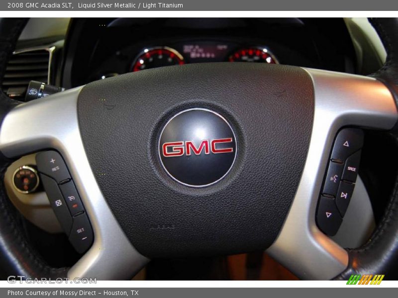 Liquid Silver Metallic / Light Titanium 2008 GMC Acadia SLT