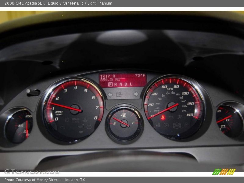 Liquid Silver Metallic / Light Titanium 2008 GMC Acadia SLT