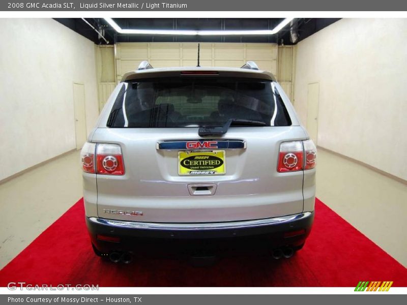 Liquid Silver Metallic / Light Titanium 2008 GMC Acadia SLT