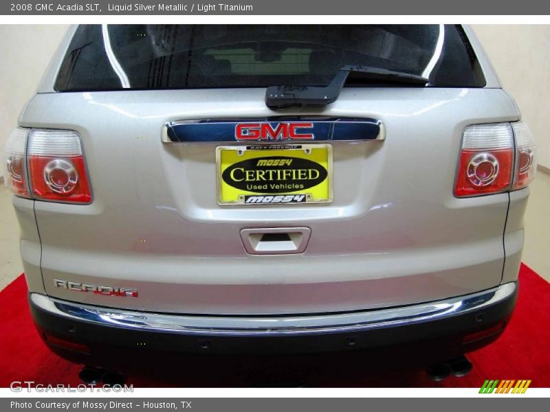 Liquid Silver Metallic / Light Titanium 2008 GMC Acadia SLT
