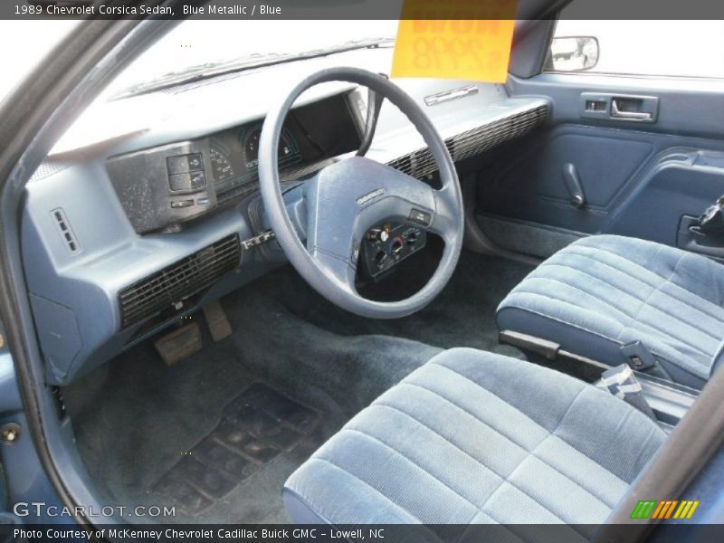 Blue Metallic / Blue 1989 Chevrolet Corsica Sedan