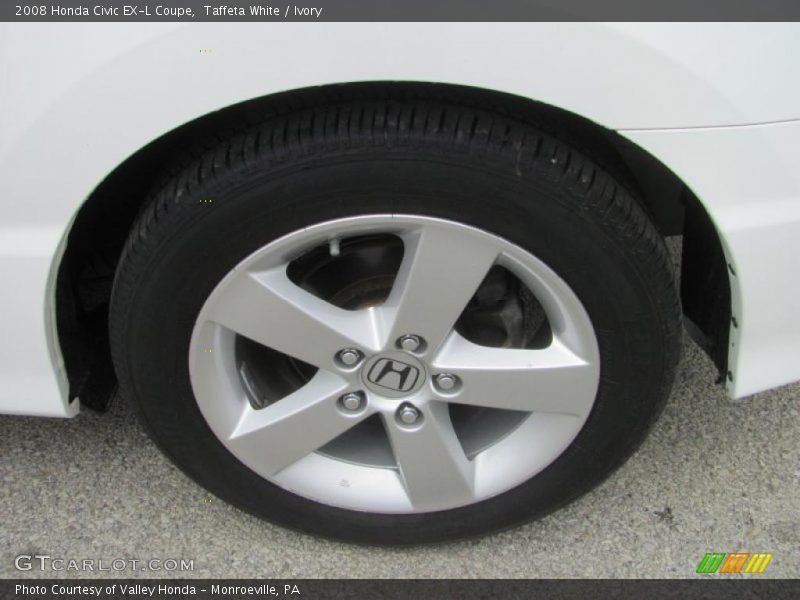 Taffeta White / Ivory 2008 Honda Civic EX-L Coupe