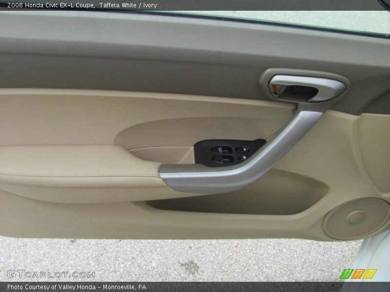 Taffeta White / Ivory 2008 Honda Civic EX-L Coupe