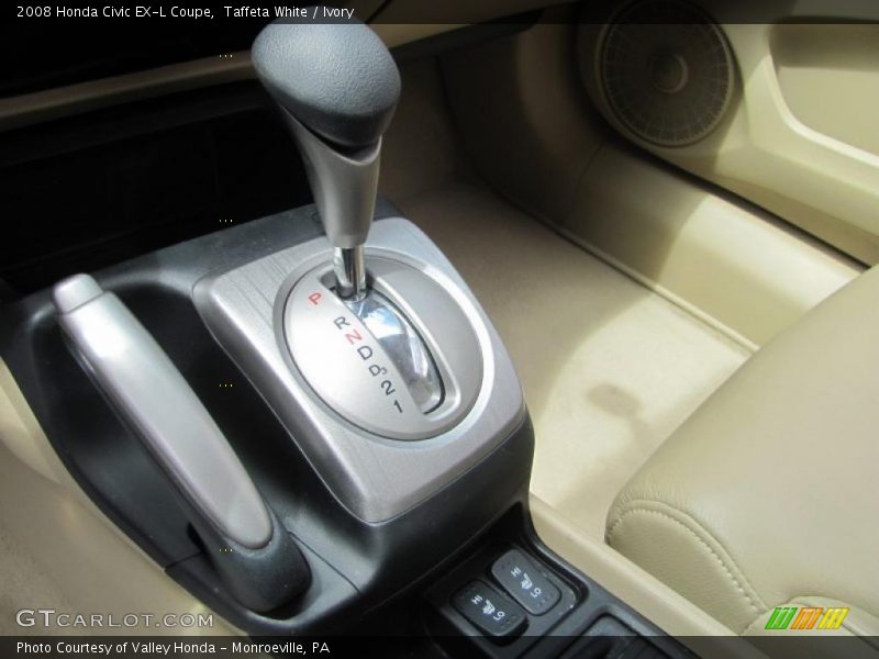 Taffeta White / Ivory 2008 Honda Civic EX-L Coupe