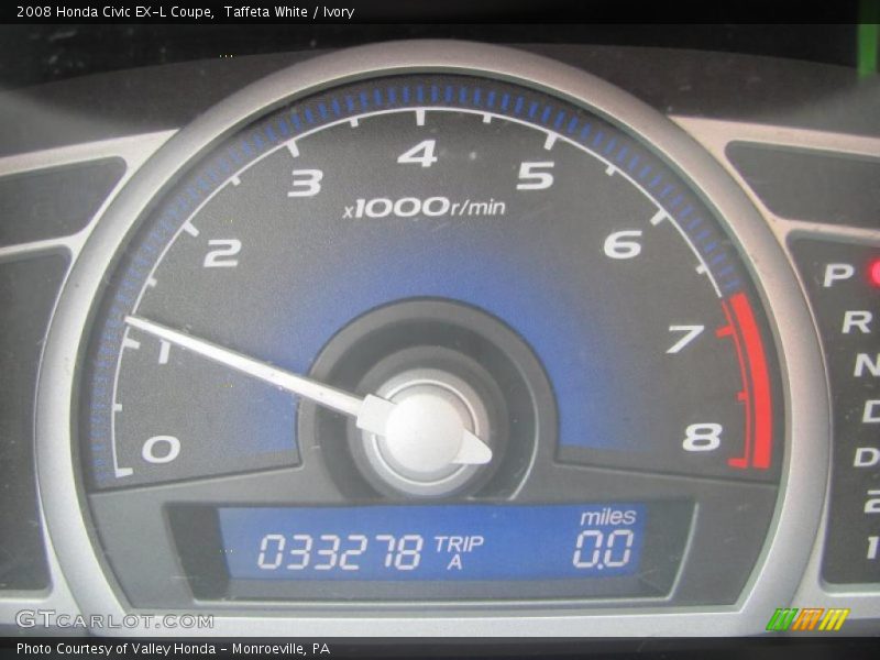 Taffeta White / Ivory 2008 Honda Civic EX-L Coupe