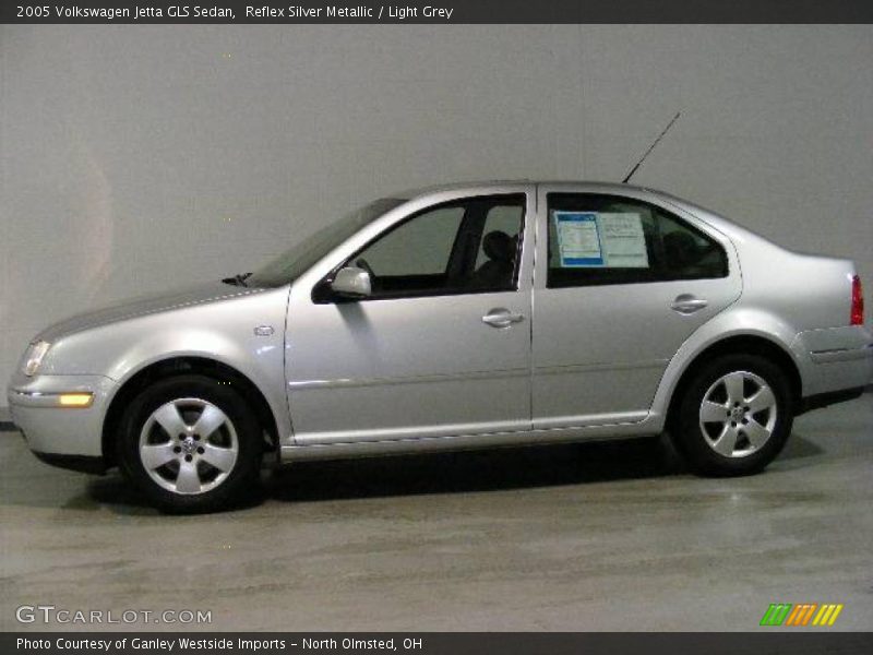 Reflex Silver Metallic / Light Grey 2005 Volkswagen Jetta GLS Sedan