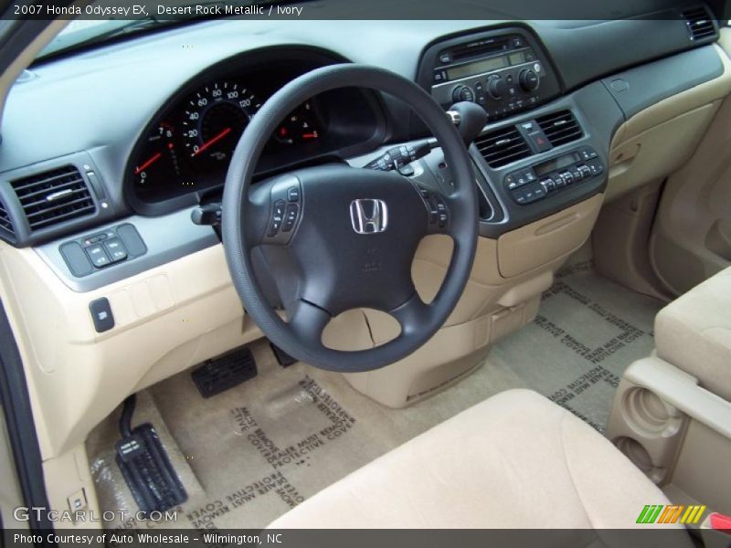 Desert Rock Metallic / Ivory 2007 Honda Odyssey EX
