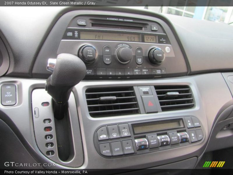 Slate Green Metallic / Gray 2007 Honda Odyssey EX