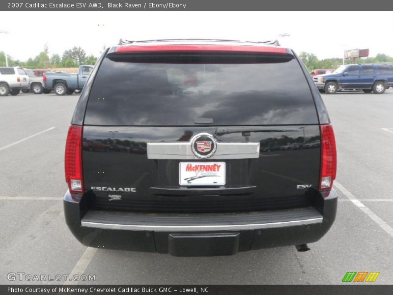 Black Raven / Ebony/Ebony 2007 Cadillac Escalade ESV AWD
