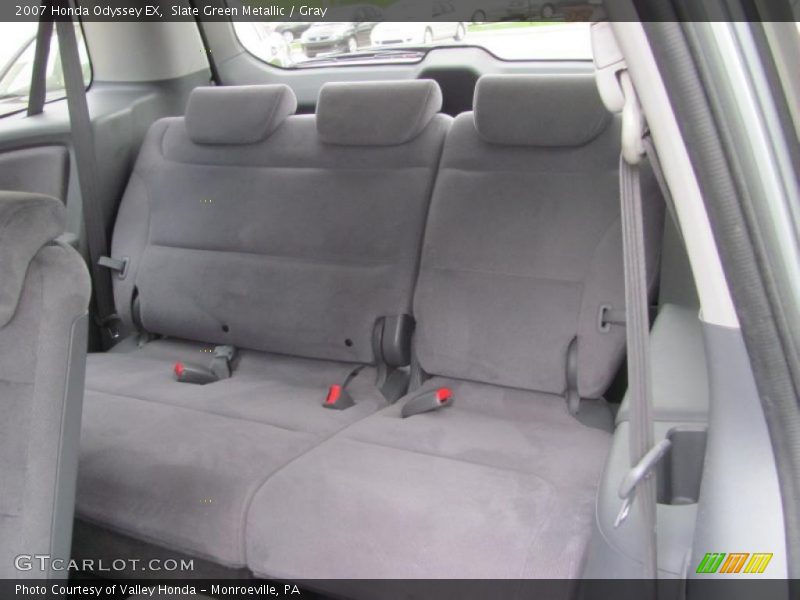 Slate Green Metallic / Gray 2007 Honda Odyssey EX