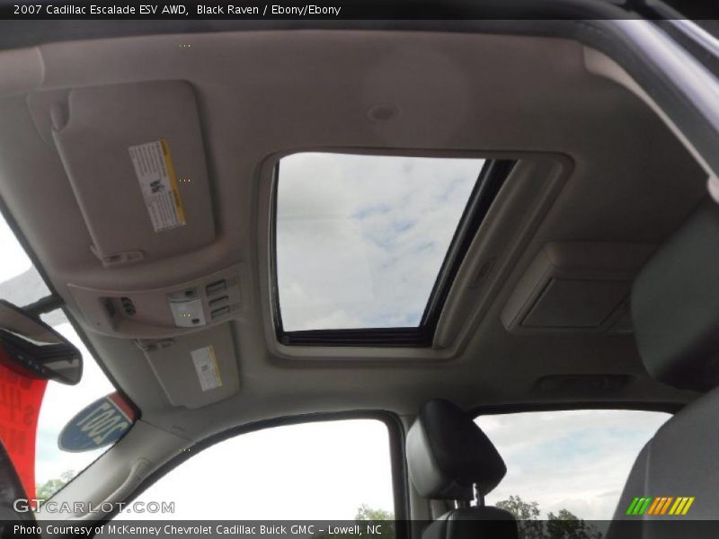 Black Raven / Ebony/Ebony 2007 Cadillac Escalade ESV AWD