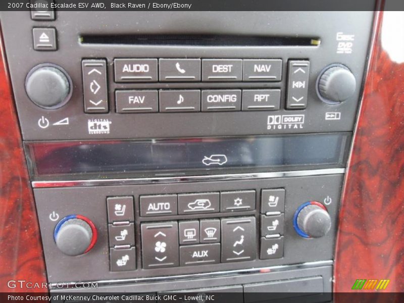 Black Raven / Ebony/Ebony 2007 Cadillac Escalade ESV AWD