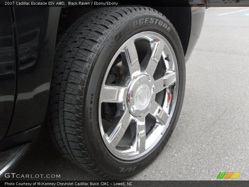 Black Raven / Ebony/Ebony 2007 Cadillac Escalade ESV AWD