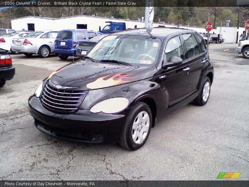 Brilliant Black Crystal Pearl / Pastel Slate Gray 2006 Chrysler PT Cruiser